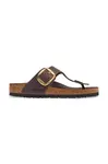 Birkenstock  žabky dámské kožené Gizeh Big Buckle Oiled Leather