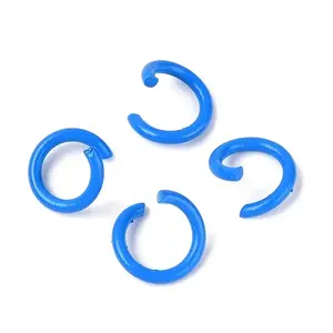 Spray Painted Iron Open Jump Rings