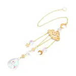 Faceted Glass Sun Catcher Pendant Decorations