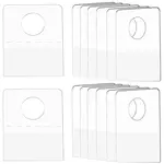 200Pcs PET Back Adhesive Slot Hole Hang Tabs
