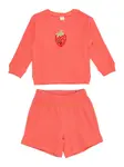 Lindex Set  svetlozelená / koralová / červená
