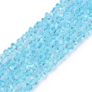 Transparent Glass Beads Strands