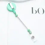 Iron & Plastic Beadable Badge Reels
