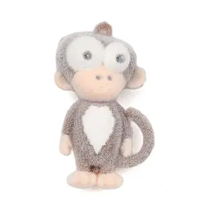 Animal Theme Flocking Silicone Pendants