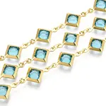 Brass Rhombus Link Chains