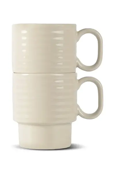 Sagaform sada hrnčekov z kameniny 300 ml