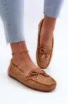 Boto Dámske semišové mokasíny Camel Si Passione