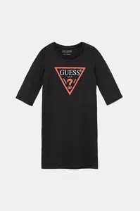 Guess Dětské bavlněné šaty Guess