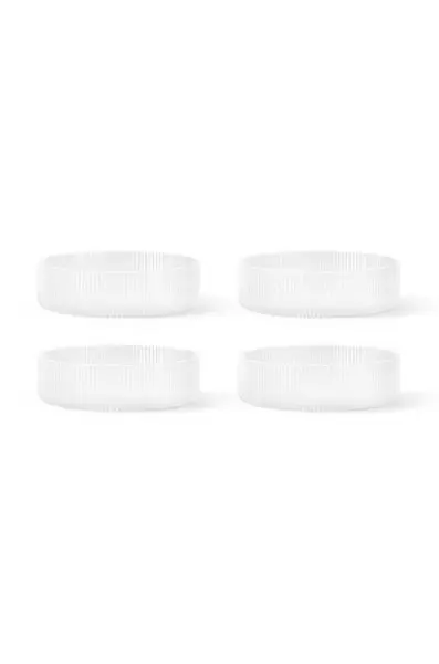 Ferm Living Sada misek ferm LIVING Ripple Serving Bowls  4-pack