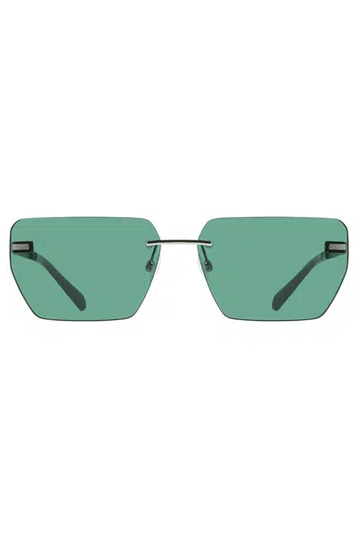 CALVIN KLEIN MEN'S SUNGLASSES GREEN