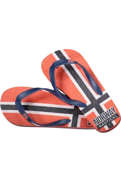 Pánske červené žabky Norway 1963