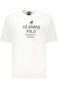 Biele pánske tričko US Grand Polo