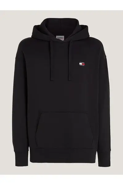 Čierna mikina Tommy Hilfiger s kapucňou