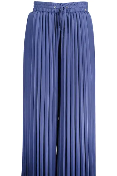 Dámske modré plisované nohavice GUESS