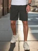 Pánske tmavosivé teplákové šortky