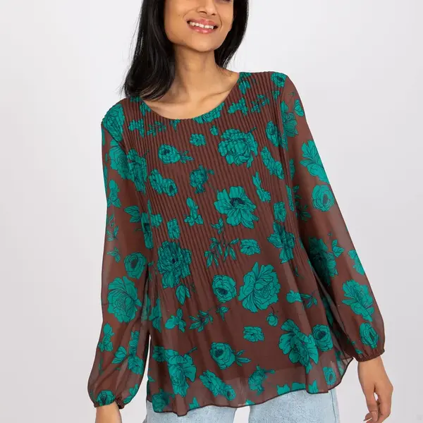 Blouse-DHJ-BZ-8643-1.37P-dark brown