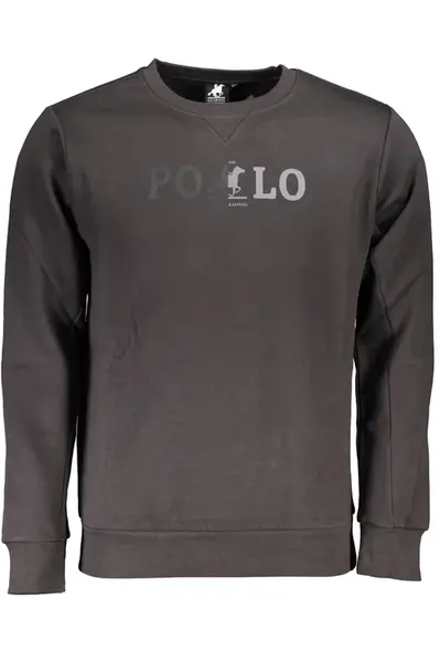 US GRAND POLO MEN'S GRAY ZIPLESS SWEATSHIRT
