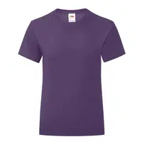 Iconic Fruit of the Loom Girls' T-shirt