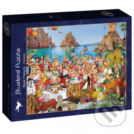 Puzzle Korzika - François Ruyer - puzzle z kategorie 500 - 1000 dílků