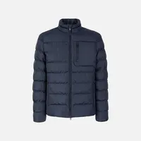 Tmavě modrá pánská péřová bunda Geox Snake - Pánské