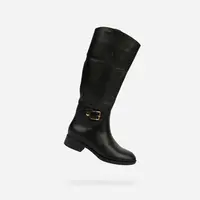 Black Women's Boots Geox Felicity NP ABX - Women's