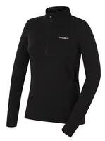 Husky Aron Zip L M, black Dámská merino mikina