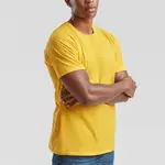 Żółta koszulka męska Valueweight Fruit of the Loom