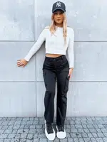 Dámské kalhoty casual SAFRI Barva černá DSTREET