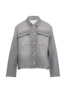 comma casual identity Prechodná bunda  sivý denim
