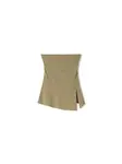Bershka Top  tmavobéžová