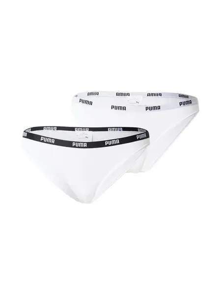 PUMA Nohavičky  čierna / biela