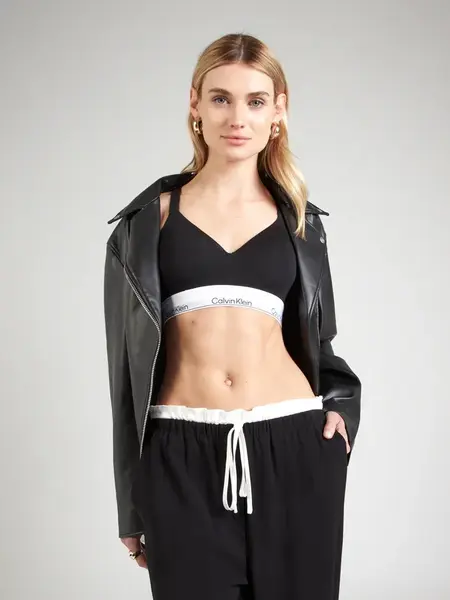 Calvin Klein Underwear Podprsenka  čierna / biela