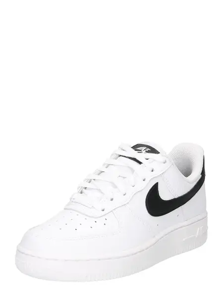 NIKE Nízke tenisky 'AIR FORCE 1 07'  čierna / biela