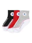 CONVERSE Ponožky 'INFANT'  modrá / sivá / červená / čierna / biela