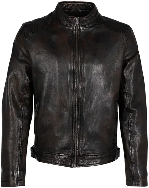 Gipsy by Mauritius Prechodná bunda  tmavohnedá / čierna / strieborná