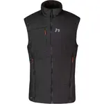 Hannah DEYN VEST Pánska zateplená vesta, tmavo sivá, veľkosť