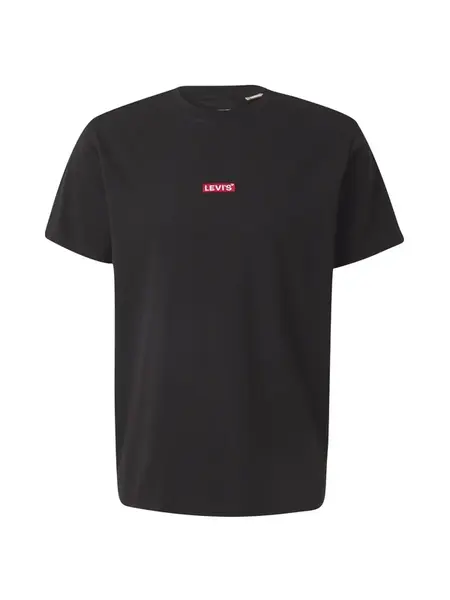 LEVI'S ® Tričko 'Relaxed Baby Tab Short Sleeve Tee'  červená / čierna