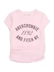 Abercrombie & Fitch Tričko  baklažánová / ružová