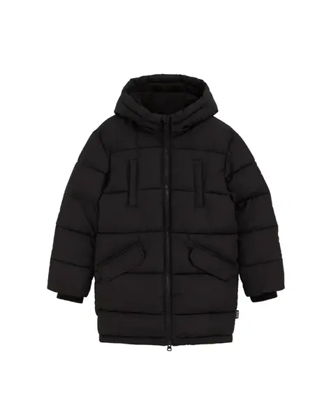 WE Fashion Zimná bunda  čierna