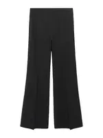 MANGO Plisované nohavice 'Irise'  svetlosivá / tmavosivá