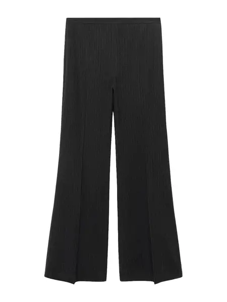 MANGO Plisované nohavice 'Irise'  svetlosivá / tmavosivá