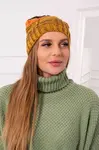 Kesi Fleecová čepice Dolores K303 hořčicová+oranžová+zelená
