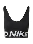 NIKE Športová podprsenka 'Indy'  čierna / biela