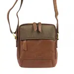 Pánska kožená crossbody taška koňaková - Pierre Cardin Farenn
