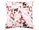 Dekoračný vankúš Ruže 45x45 cm, bielo-ružový%
