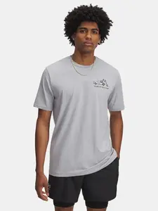 Pánské tričko Under Armour UA 60/40S BODY SHOP SS-GRY - Pánské
