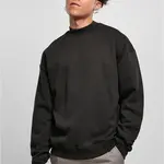 Mock Neck Crew Black