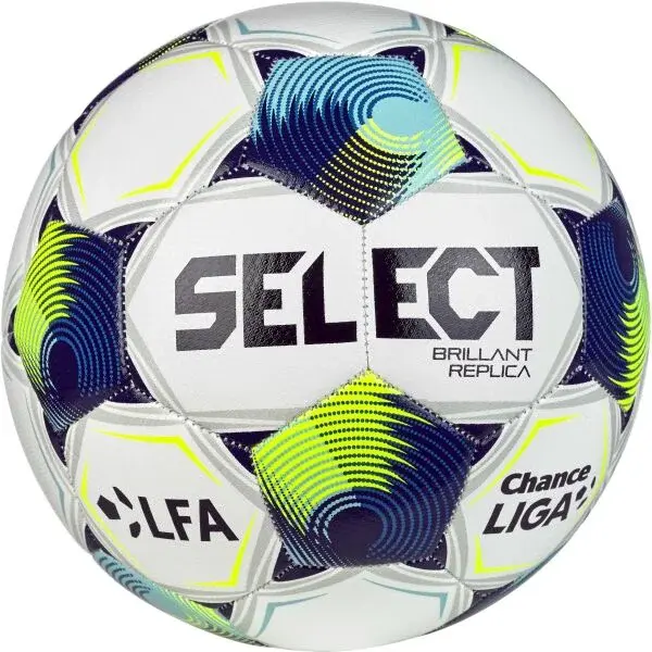 Select FB BRILLANT REPLICA CZ CHANCE LIGA Fotbalový míč, bílá, velikost