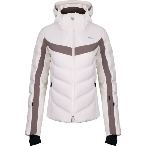 Kjus MOMENTUM JACKET W Dámská zimní bunda, béžová, velikost