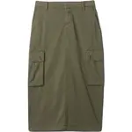 GAP UTILITY MIDI Dámská sukně, khaki, velikost